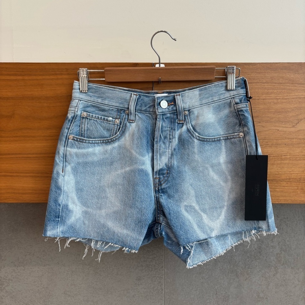 NWT EDWIN BY ANTHROPOLOGIE SAMPLE CAI‎  CUT OFF SHORT POOL LASER, SIZE 26